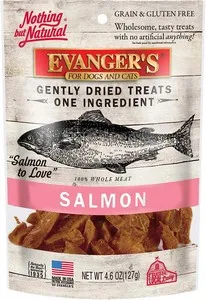 4.6oz Evanger's Gently Dried Salmon Treats - Treats
